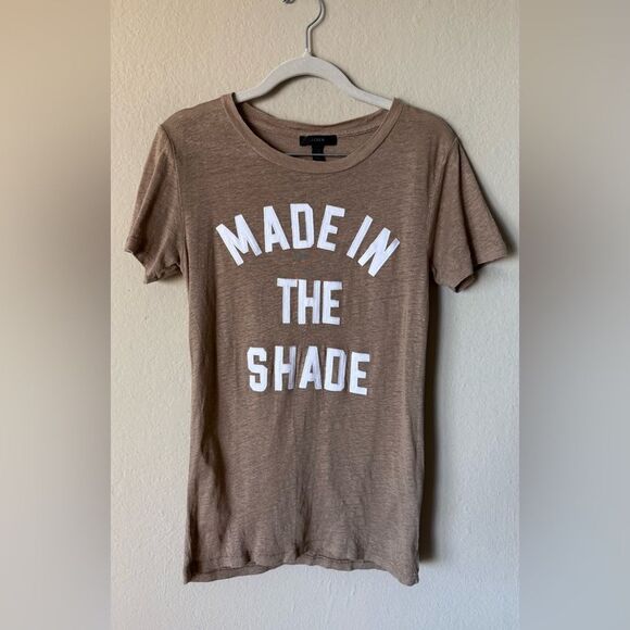 J. Crew Tan T-Shirt Size XXS - Picture 3 of 6